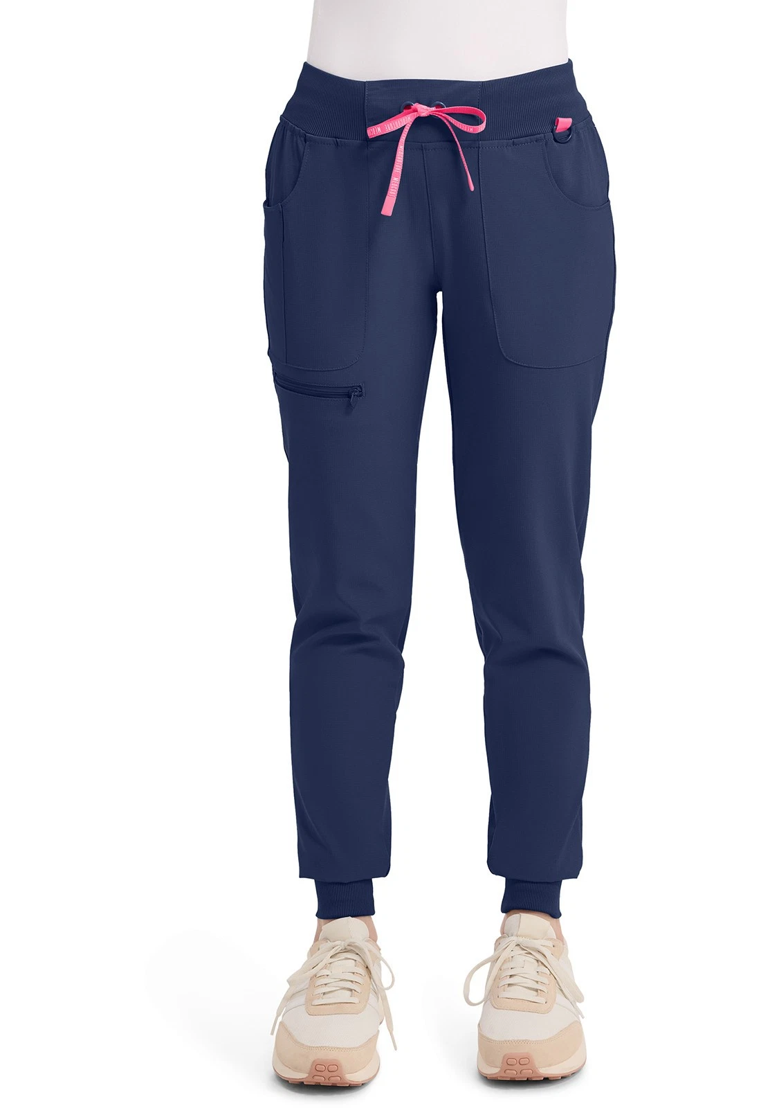 Scrubs Women's Med Couture AMP MC102 Jogger Pant Navy NAVY XXS-3XL NWT