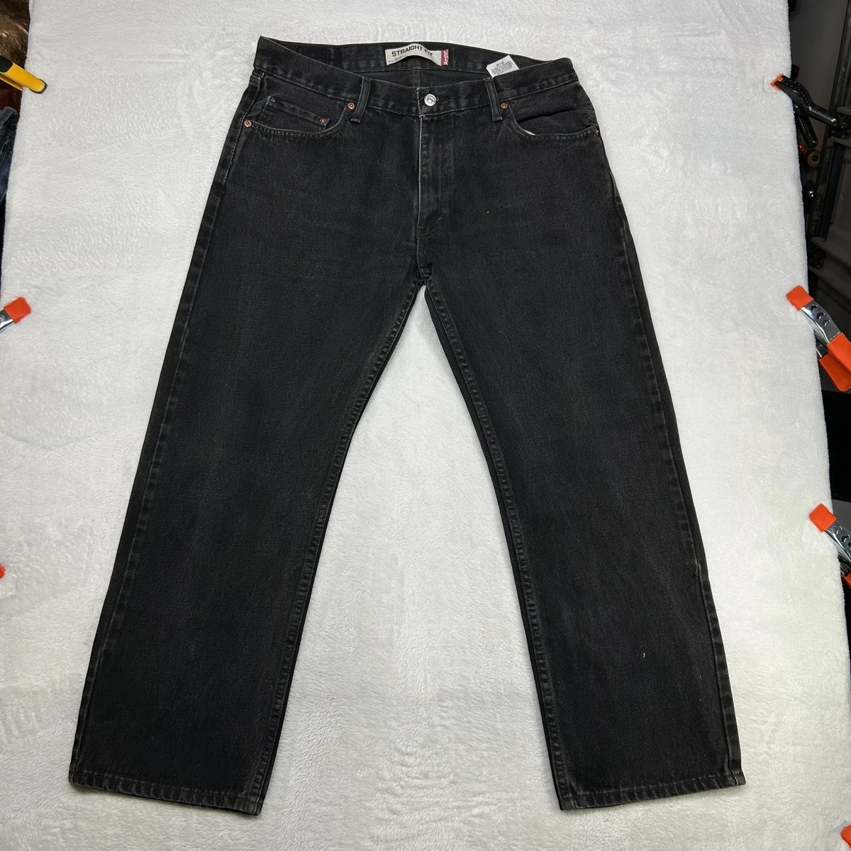 Las mejores ofertas en Negro Vaqueros Levi's 505 para hombres | eBay