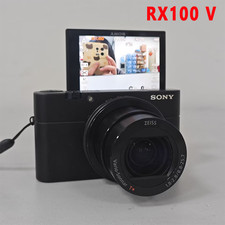 Sony Cyber-shot RX100 V DSC-RX100M5 20.1MP Digital Camera w/ Flip Screen 95 New