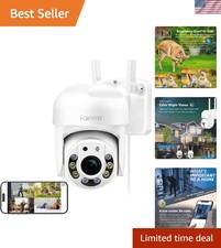 2K WiFi Security Camera with Color Night Vision AI Motion Detection