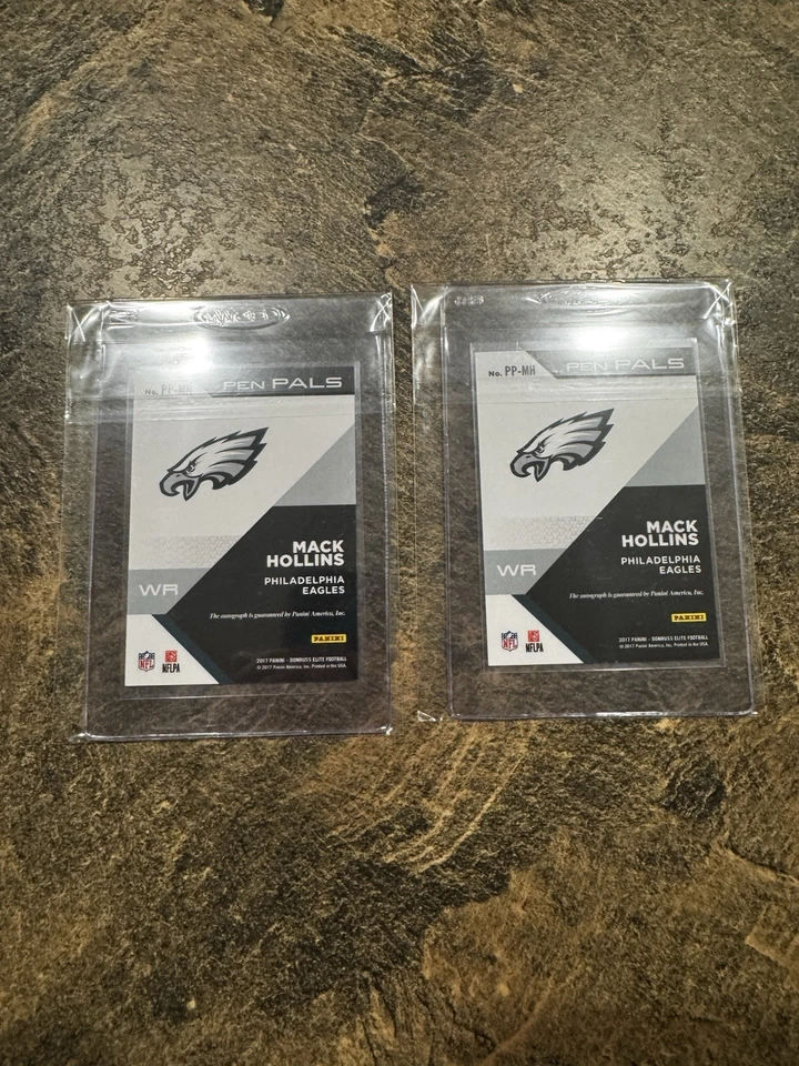 2017 Donruss Elite - Pen Pals Mack Hollins #PP-MH (AU, RC) - Image 2 of 2