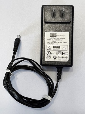 MG Electronics AC/DC Power Switching Adapter, 5.5 x 2.1 mm Female Jack