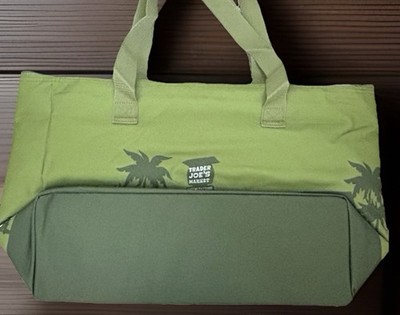 Trader Joe's Large Insulated Reusable Tote Shopping Bag Olive