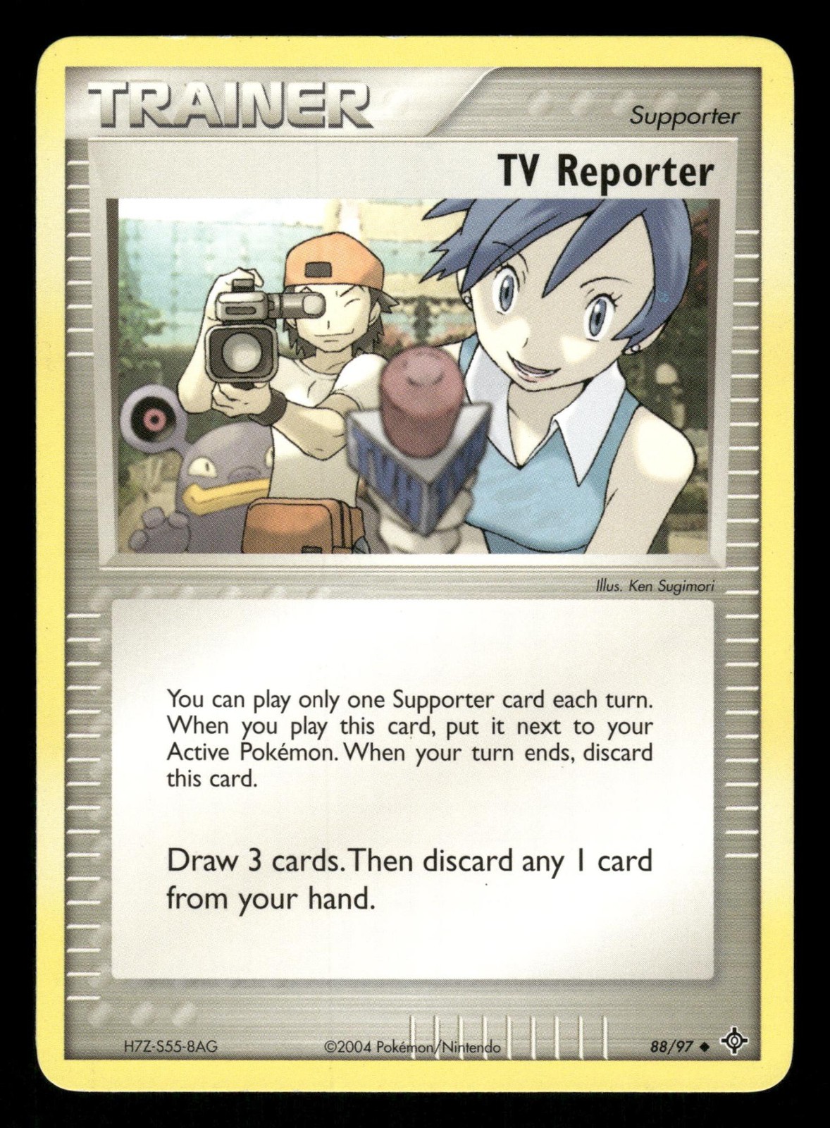 TV Reporter 88/97 NM Uncommon Dragon 2003 Pokemon TCG