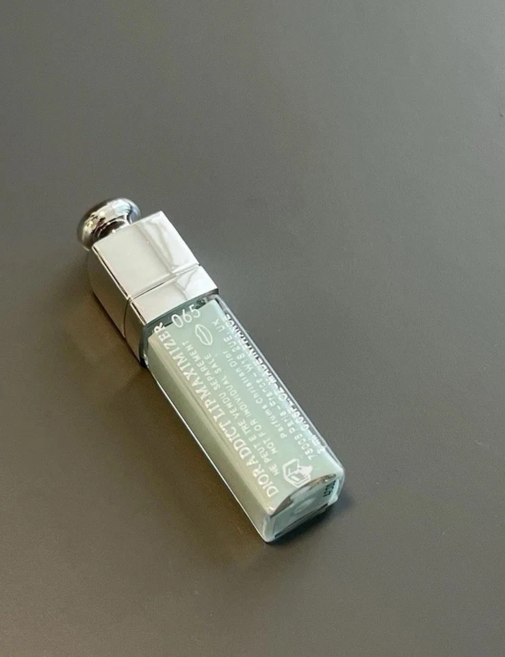 MINI NUEVO Dior Addict Lip Maximizer Rellendor Brillo 065 Azul Hielo 0,06 oz/2 ml Sin Caja Foto 3 de 4