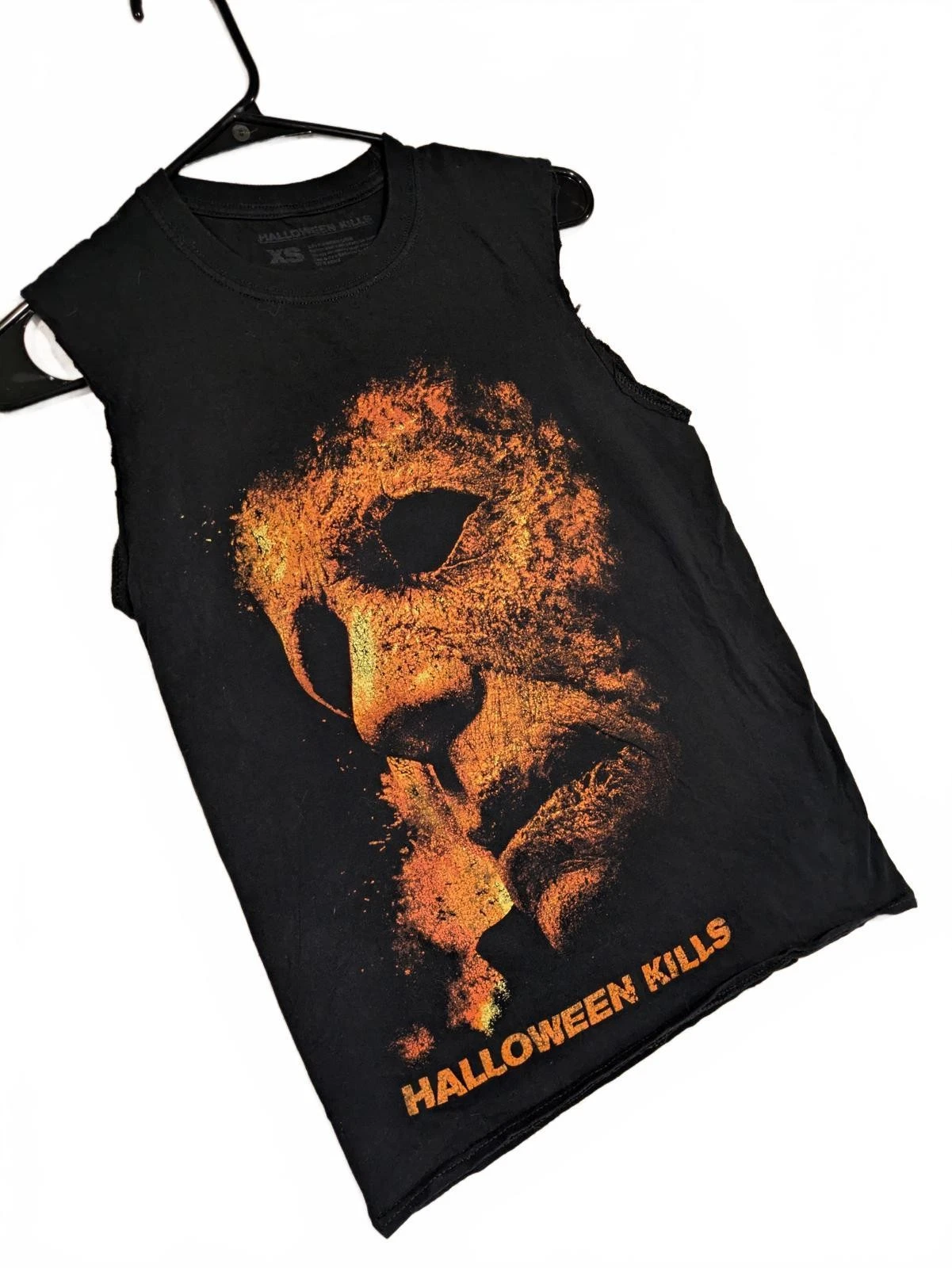 Halloween Kills Michael Myers Horror Movie Sleeveless Graphic T-Shirt Mens XS