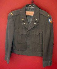 WWII/2 US Army Air Corps 2LT Chocolate Ike jacket with original period insignia