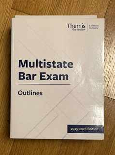 Themis Bar Review 2025 2026 Edition Book Lot: MBE Outlines Practice Exams