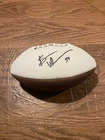 Brian Urlacher Autographed Football From An In Person Event.