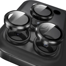 YWXTW Camera Lens Protector for iPhone 17 17 Pro Max/ 17 Pro, Black 