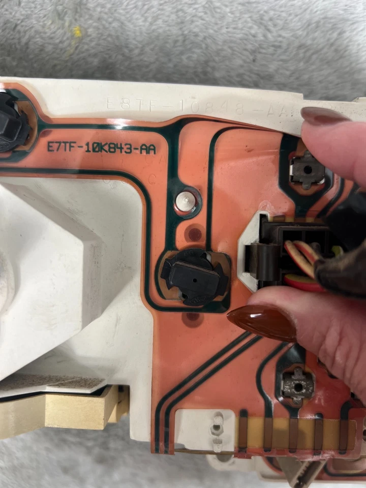 Cuadro de instrumentos Ford F150 F250 Bronco 1987-1991 calibre velocidad OEM XLT Lariat Foto 4 de 4