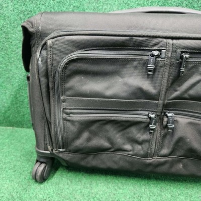 Tumi Alpha 2 22038D2 Carry on 4 Wheel Spinner Garment Bag Black