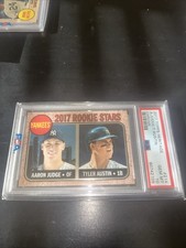 2017 Topps Heritage #214 AARON JUDGE RC /999 Chrome PSA 10 GEM MINT