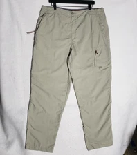 Simms Fishing Pants Mens XL Beige Core3 Nylon Outdoor Casual Lightweight 37X32