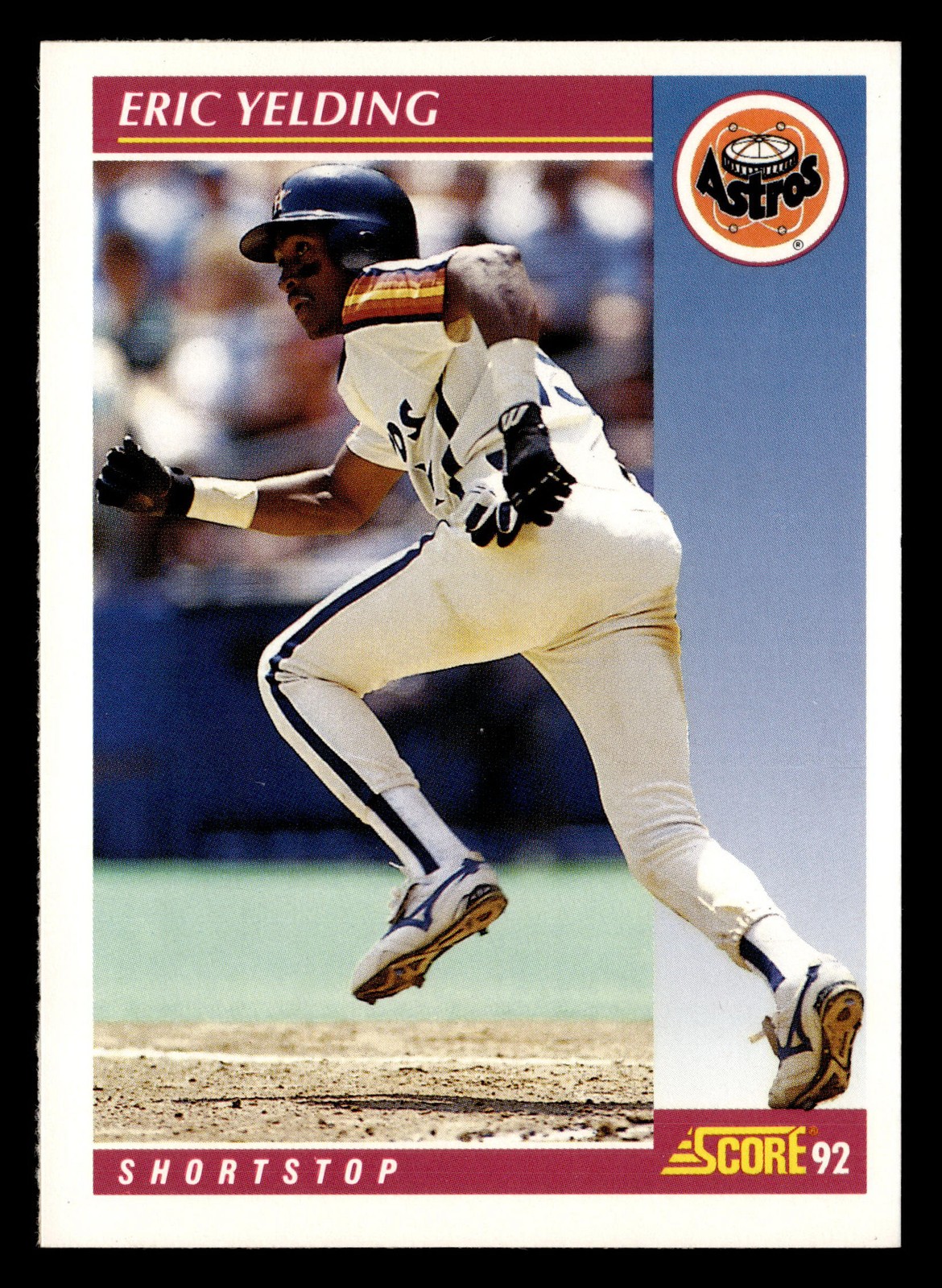 Eric Yelding 1992 Score #197 Houston Astros Baseball *204