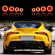 VLAND LED-Rückleuchten für Toyota GR Supra A90/A91 2018–2024 Gelb Sequenzieller
