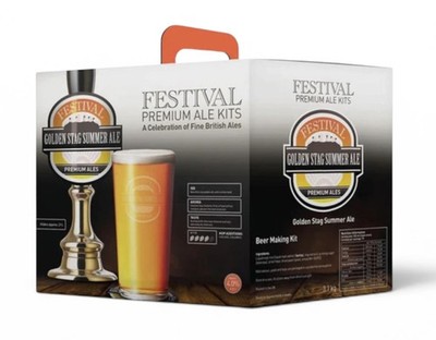 Festival Premium Ale Golden Stag Summer Ale Bierset 40 Pints Homebrew Brewing