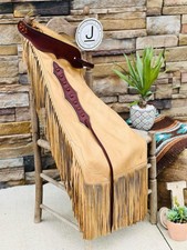 Handmade Western Leather Chinks for Horse Rid...