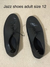 Adult Size 12 Black Jazz Shoes