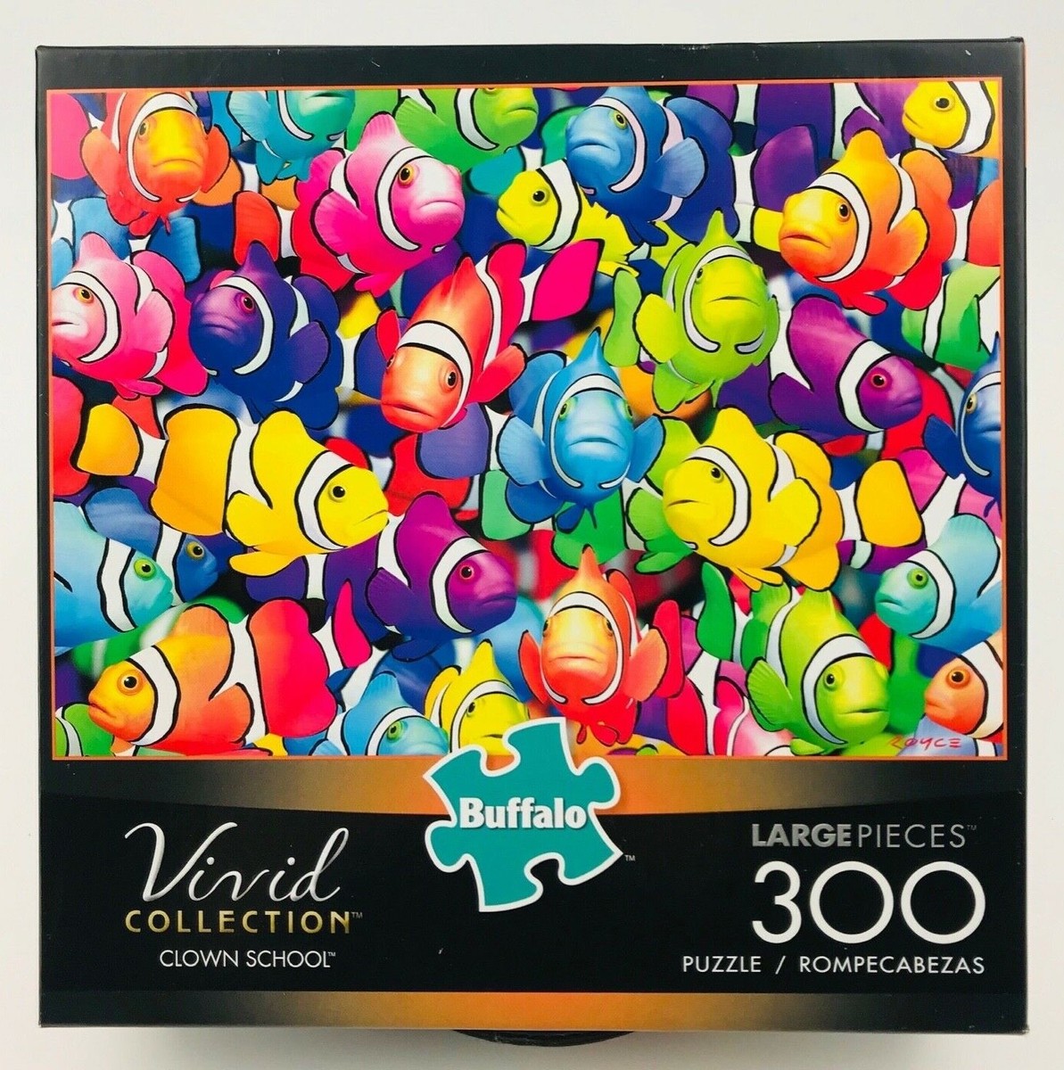 Buffalo Games World's Most Difficult Puzzle: Clownfish – 500 Pieces
