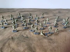 20pcs/set 1:72 WW II United States Painted Soldier Finished Military Model
