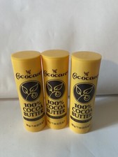 3x CocoCare The Yellow Stick 100% Cocoa Butter