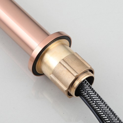 Touchless Gebürstetes Gold/Roségold Badezimmer Spüle Wasserhahn Mixer Automatischer Sensor Wasserhahn - Bild 10 von 77