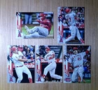 Mike Trout (5) Card Lot 2020 Topps 5 Different ASG Active Leaders Base- Angels $