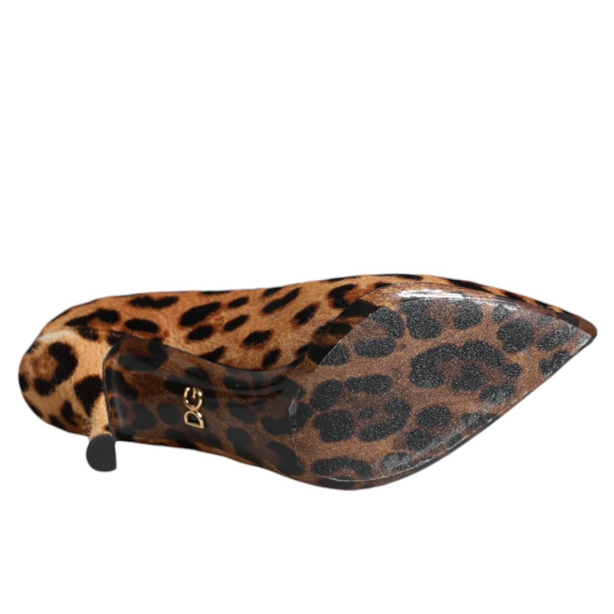 パンプス Dolce & Gabbana Brown Leo-Print Calf Leather Pumps DOLCE & GABBANA Shoes Brown Leopard Calf Hair Heels Pumps
