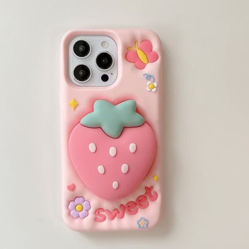 3D Cute Animal Cartoon Silicone Case for iPhone 678-11 12 13 14 15 16 Pro Max 17 - Picture 29 of 72
