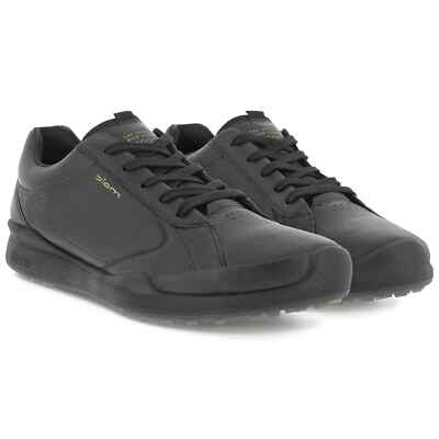 Ecco Z8034* Mens Black Leather Biom Hybrid Golf Shoes Size 11-11.5 M