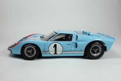 フジミ 1/24 Ford GT40 MkII-2 完成品 Fujimi 1/24 kit Ford GT40 Mk-II'66 & Shunko Models 66 LM # 1/2