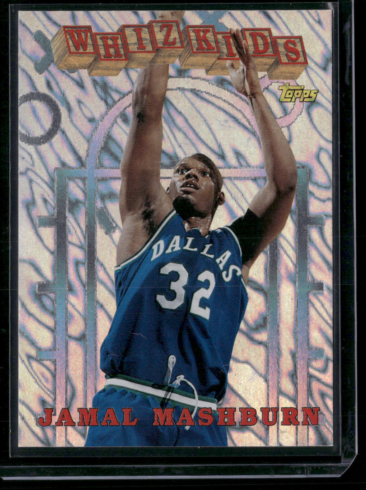 Jamal Mashburn 1995-96 Topps Whiz Kids #WK10 Dallas Mavericks