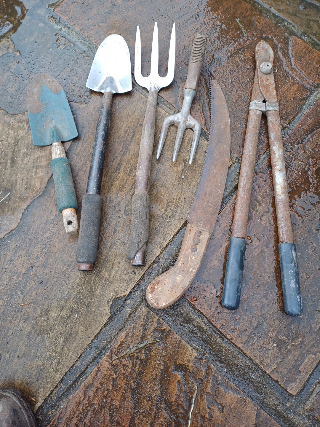 Collection Of Vintage Garden Tools Hand Tools eBay
