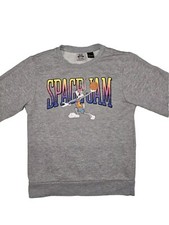Space Jam A New Legacy Sweatshirt Boys Medium Lightweight Gray Bugs Bunny