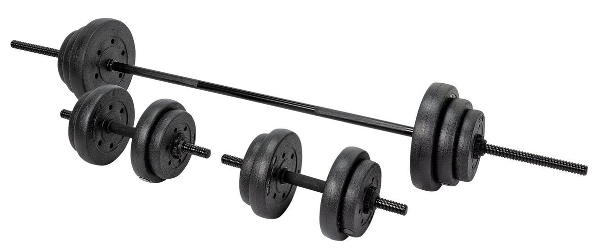 Argos Opti Vinyl Barbell And Dumbbell Dumbbell Weight Set Argos