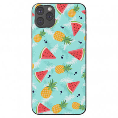 Summer Fruity Vibes Pineapple and Watermelon Design Phone Case for iPhone 7 8 X