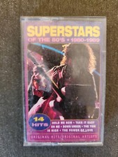 Various - Superstars Of The 80's Cassette, 1997 Starship, Blondie, Men At Work