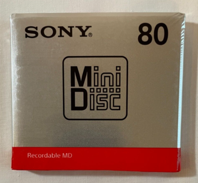 1pc Sony MD Minidisc 80 Minutes Recordable Blank Media Mini Disc