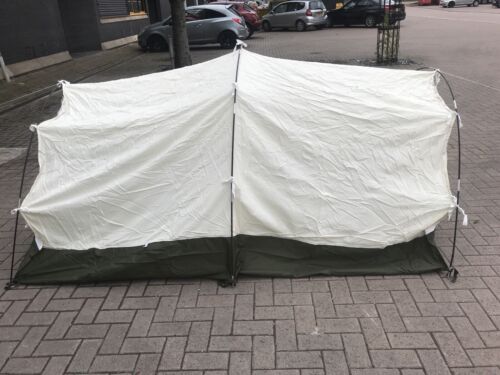 British Army 4 Man Arctic Dome Tent INNER Cream (No poles or Flysheet) G1 #3550 - Foto 4 di 9