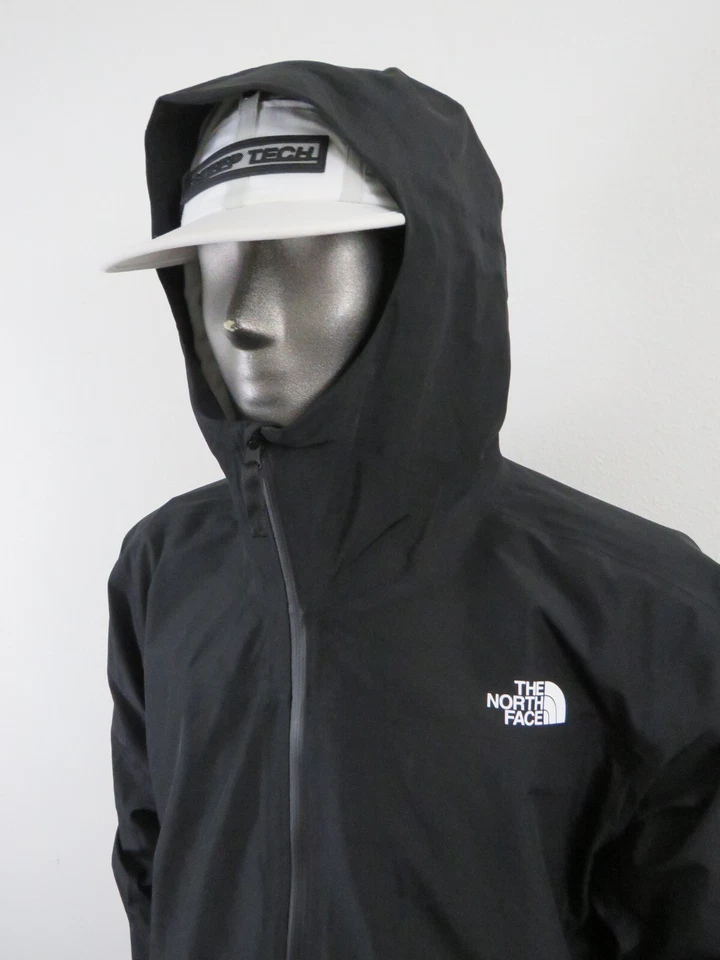 Mens The North Face Dryzzle FUTURELIGHT Hooded Waterproof Rain Jacket - Black - Image 3 of 4