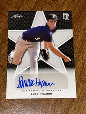 LUKE HOLMAN 2020 Leaf Perfect Game BLACK AUTOGRAPH #10/50 LSU TIGERS, REDS