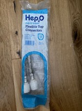 HEP2O FLEXIBLE TAP CONNECTOR VALVE 300MMX15MM X 1/2 HD125A/15W 2 PER PK