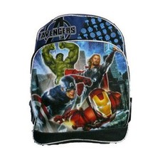 Backpack 15.5" Multi Compartment Avengers Hulk Captain America Iron Man Thor NWT