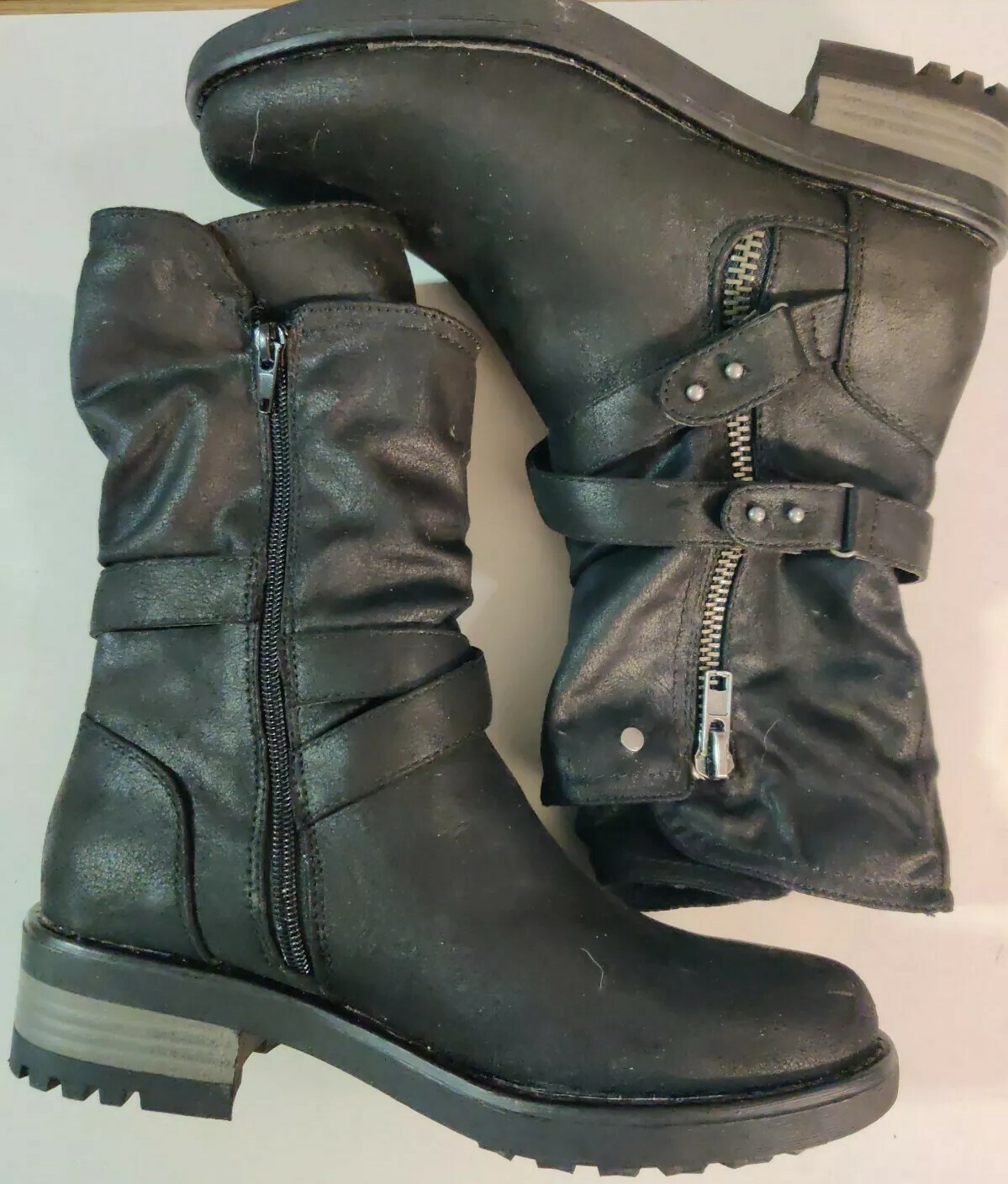 carlos by carlos santana sawyer moto boots black