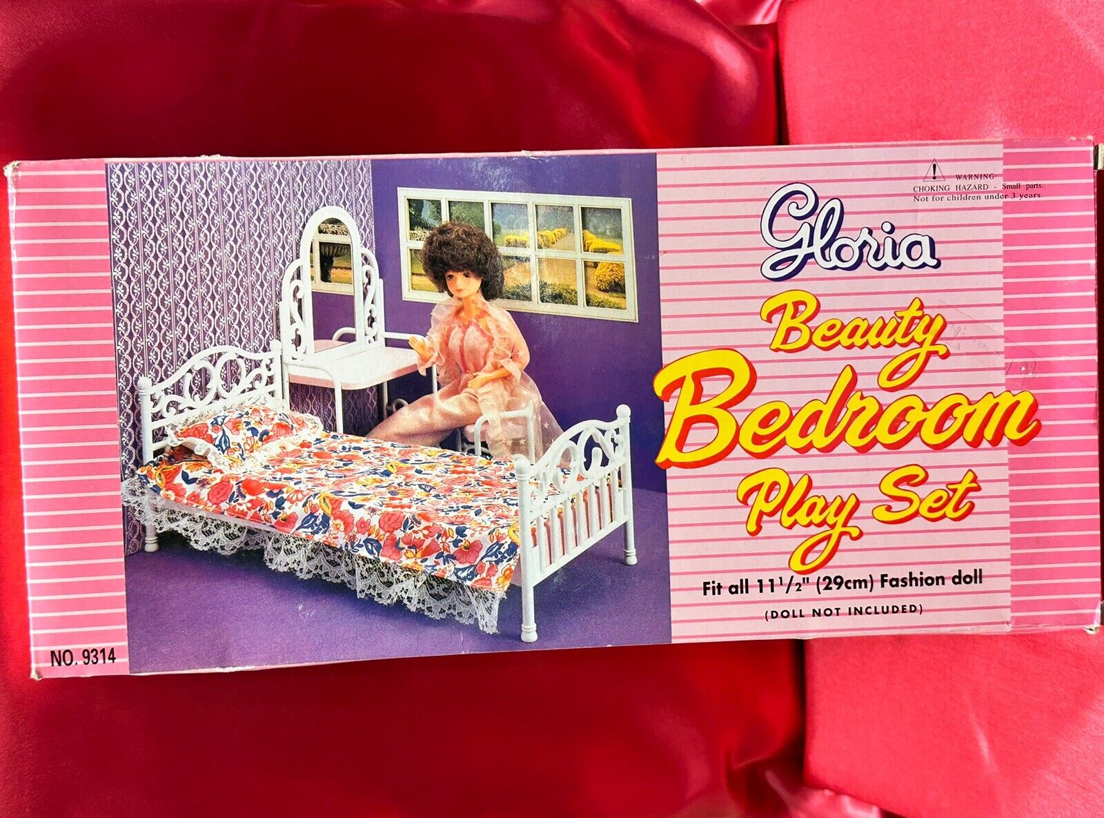 Gloria Beauty Bedroom Play Set Fits All 11 1/2 Fashion Doll NRFB