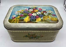 Stobbia Vintage Chocolate Candy Tin Box Made In Italy Empty