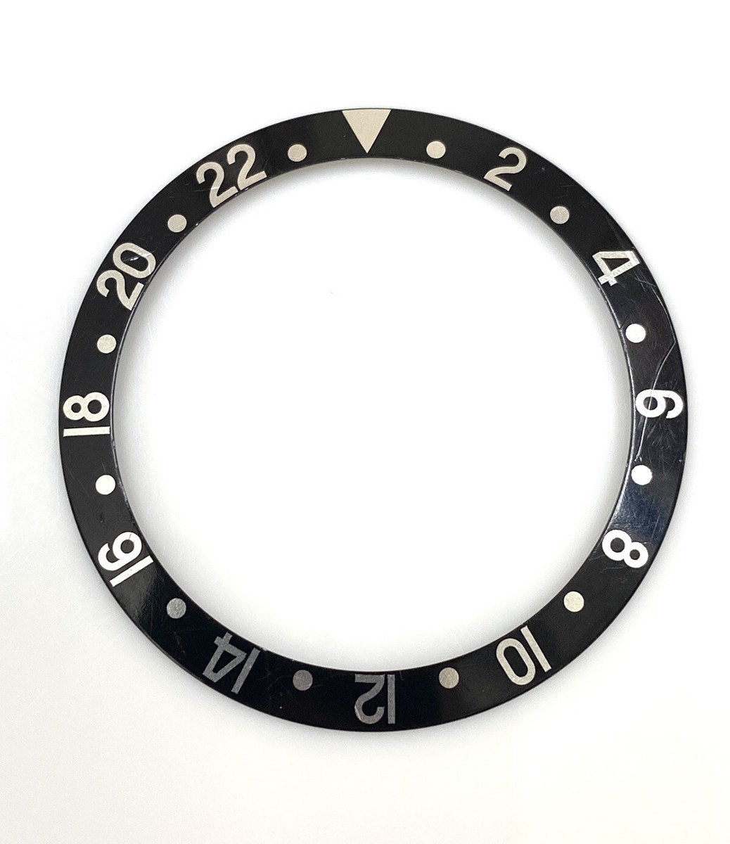 Genuine Rolex GMT Master II Sapphire Model Black Bezel Insert