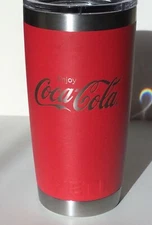 YETI 20 oz COCA COLA RED Rambler Tumbler Limited Edition Cup Coke