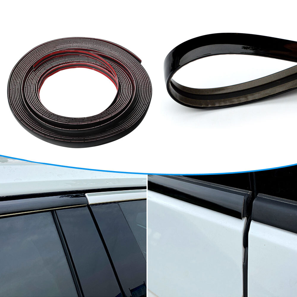 10ft Black Trim Car Door Side Protect Anticollision Strip Mouldings Adhesive eBay